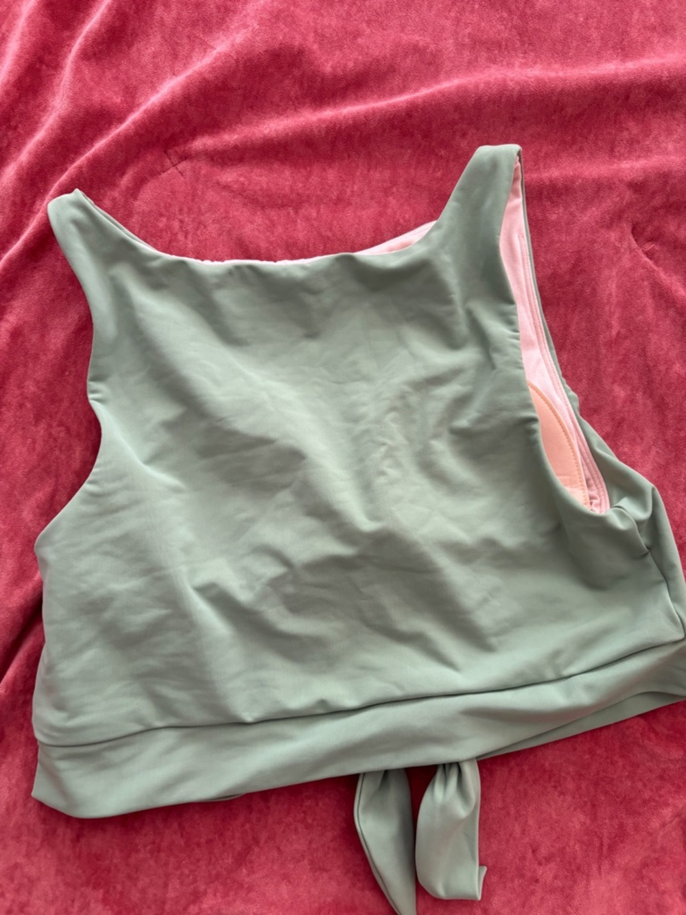 Lime Ricki Ming Green Swimsuit Top - Picture 5 of 6